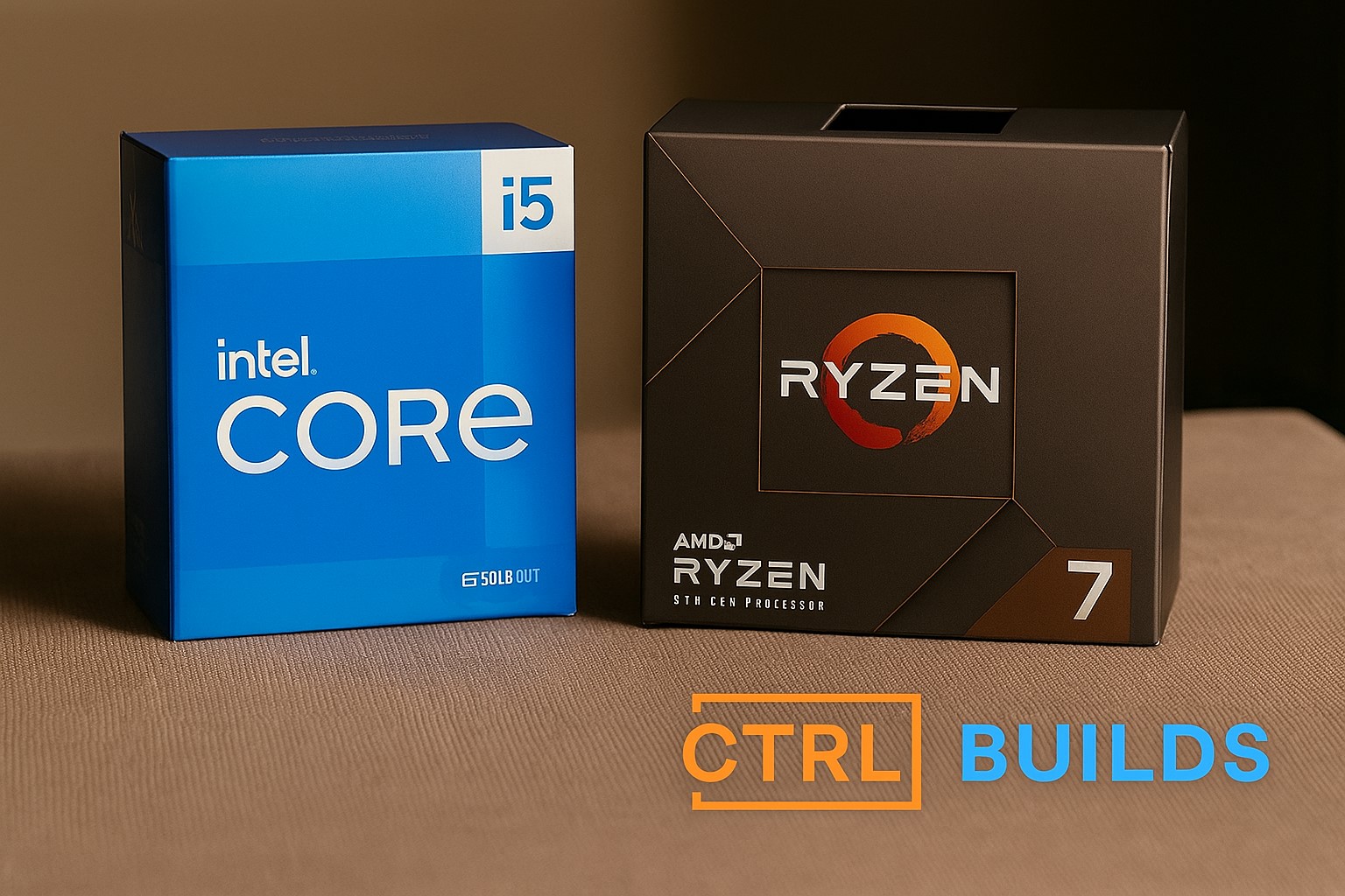 Intel vs AMD CPU Boxes